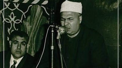 الشيخ محمود محمد رمضان يتلو قرآن المغرب على إذاعة القرآن الكريم