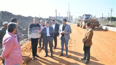 محافظ الغربية يتابع أعمال محور طريق 
