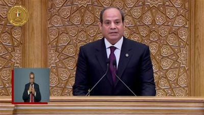 مجلس الوزراء يبرز أهم ما جاء في كلمة الرئيس السيسي اليوم (إنفوجراف) 