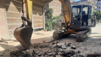 محافظ الغربية يتابع أعمال رصف وتطوير قرية كفر عصام بمركز طنطا (صور)