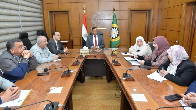 اجتماع محافظ الدقهلية،