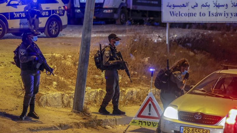 مكان حادث الدهس،