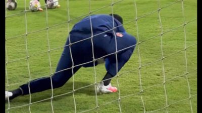 الأهلي، محمد الشناوي يواصل تدريبه المنفرد بالكرة