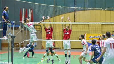 الكرة الطائرة، الأهلي يهزم الزمالك في أولى جولات نهائي الدوري 