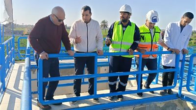 رئيس مياه البحيرة يتفقد محطات وروافع الشركة استعدادا لعيد الفطر المبارك 