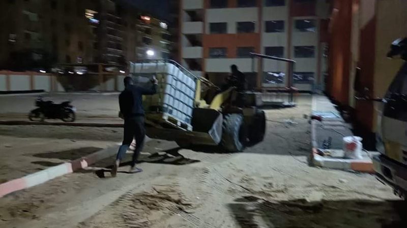 حملة نظافة بشوارع