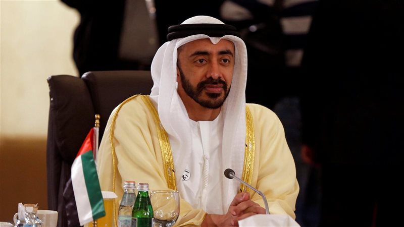 وزير الخارجية الإماراتي،