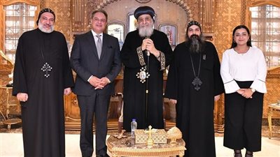 البابا تواضروس يلتقي سفير مصر الجديد في إسبانيا 