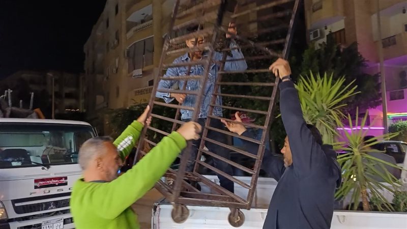 حملة اشغالات بالجيزة؛فيتو