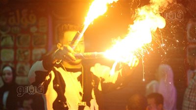 بالألعاب النارية، شاهد إفطار شارع العشرين بفيصل للسنة الثالثة (فيديو وصور)