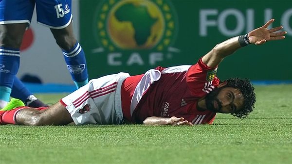 إغماء مفاجئ لحسين الشحات بعد انتهاء مباراة سيمبا  ونقله للمستشفى