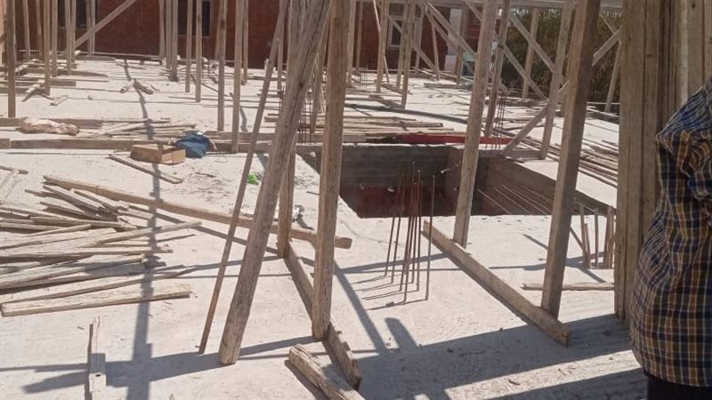 جانب من أعمال الإزالة،