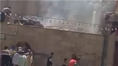 التحقيقات تكشف سبب حريق مائدة مسجد السلطان أبو العلا 