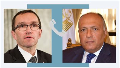 وزير الخارجية يبحث مع نظيره النرويجي آخر تطورات الأوضاع في غزة 