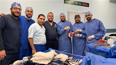 أطباء مستشفى جامعة القناة يستأصلون ورما من البنكرياس بالمنظار من دون جراحة 
