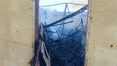 حريق يلتهم مخزن كتب مدرسية بمدرسة نجع كيرت في سوهاج 