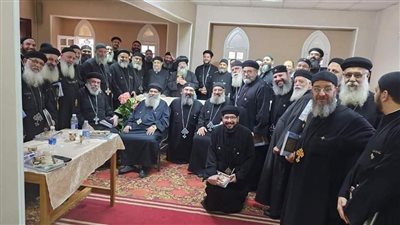  كهنة إيبارشية شرق السكة الحديد يناقشون ترتيبات الخدمة