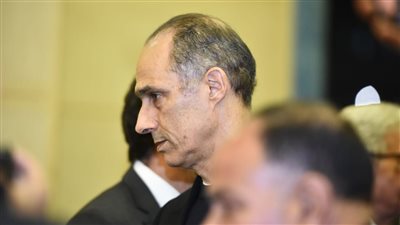 حنفي الجبالي وجمال مبارك ومرتضى منصور ومحمد أبو العينين في عزاء فتحي سرور (الصور)