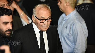 عمرو موسى وأحمد شفيق ورئيس مجلس الشيوخ في عزاء فتحي سرور ( الصور)