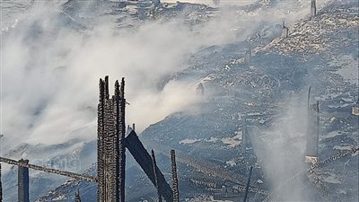 السيطرة على حريق هائل شب في حوش مواشي امتد إلى 3 منازل بالأقصر دون إصابات أو وفيات