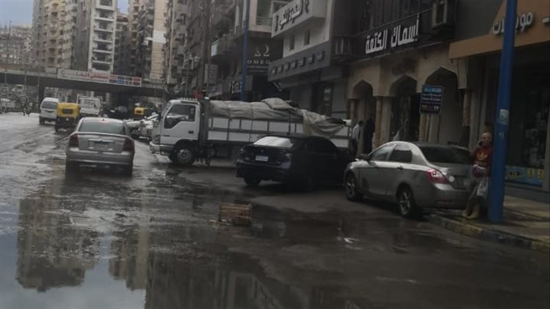امطار رعدية تضرب