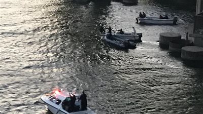 غرق 5 أشخاص في سقوط ميكروباص من أعلى معدية بالنيل ببني سويف