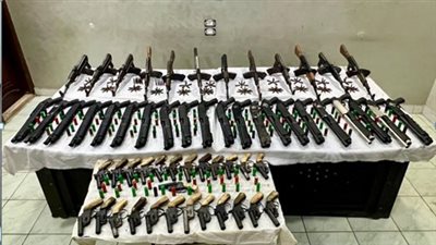 ضبط 66 سلاحا ناريا و25 قضية مخدرات في أسيوط وأسوان 