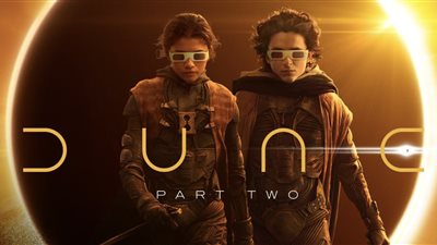 بوستر جديد لفيلم ‘DUNE 2’ بمناسبة الكسوف الكلي للشمس 