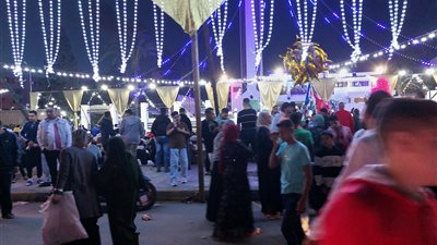 توافد المصلين على مساجد الإسكندرية لأداء صلاة عيد الفطر (صور)