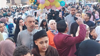 الثوب والصديرية، الزي الرسمي يتصدر المشهد في صلاة عيد الفطر بمطروح (صور)