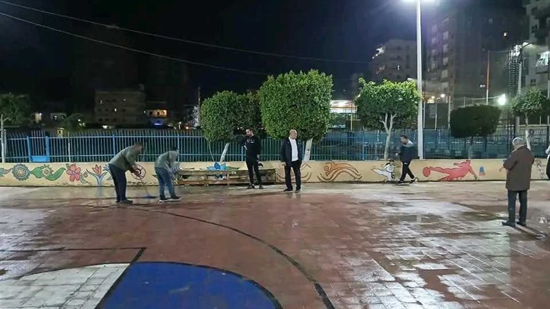 تجهيز الساحات الشعبية