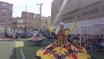 تنورة وهدايا وبالونات احتفالات عيد الفطر المبارك في مبادرة بمراكز شباب القليوبية (صور)