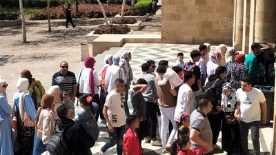 إقبال متوسط على حديقة الأزهر في ثاني أيام عيد الفطر (صور) 