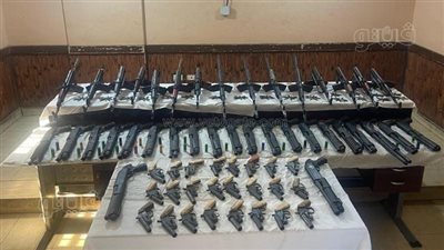 ضبط 36 سلاحا ناريا و17 قضية مخدرات فى 4 محافظات