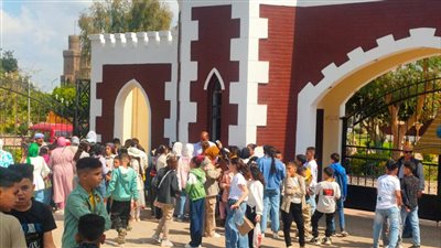 إقبال على حدائق الري بالقناطر ومتحف الطفل ورمز الصداقة بأسوان خلال عيد الفطر 