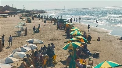 استمرار الإقبال على مدينة رأس البر خلال ثانى أيام عيد الفطر المبارك 