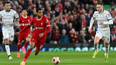 الدوري الأوروبي، ليفربول يتأخر أمام أتالانتا 0/1 في الشوط الأول