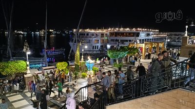 مظاهر احتفالات ثاني أيام عيد الفطر على كورنيش النيل بالأقصر (بث مباشر)