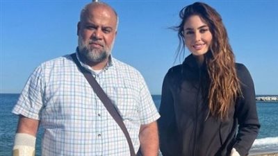  من برشلونة، وائل الدحدوح يظهر برفقة الفنانة نيكول سعفان 