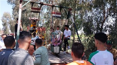 إقبال وزحام شديد على الملاهي خلال إجازة عيد الفطر في الدقهلية (فيديو وصور)