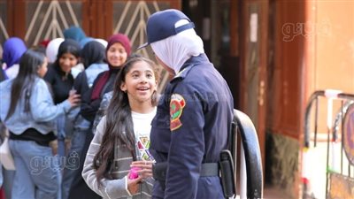 توزيع كحك وعزف موسيقى الشرطة، أبرز مظاهر احتفال الداخلية مع المواطنين بعيد الفطر (صور)