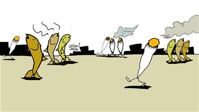 العيد كان كده في كاريكاتير فيتو 