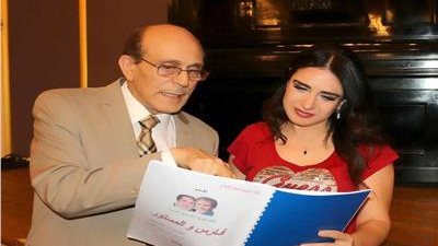 تفاصيل أولي مشاركات ميرنا وليد مع محمد صبحي في عمل مسرحي 