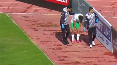 نقل أحمد عيد للمستشفى بعد الاشتباه في إصابته بقطع الرباط الصليبي