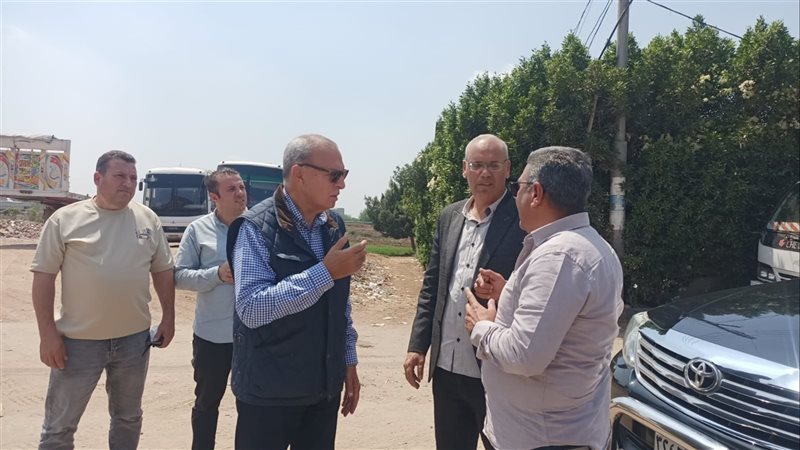 محافظ القليوبية خلال