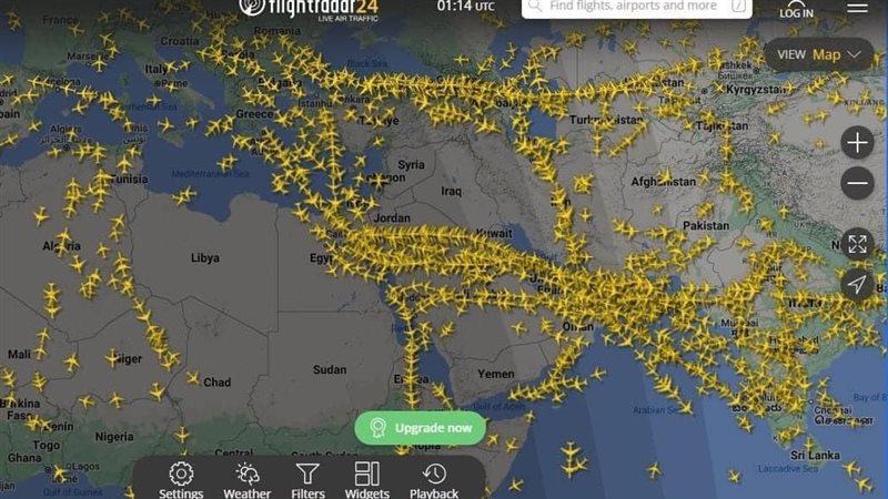 حركة الملاحة الجوية،