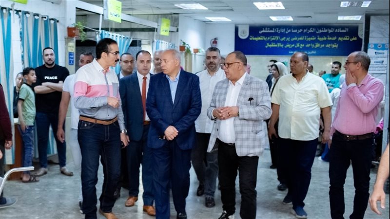جولة رئيس جامعة المنصورة