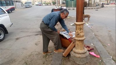 رئيس حي غرب المنصورة يشن حملة مكبرة على 