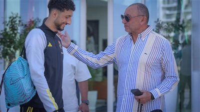 الخطيب يدعم لاعبي الأهلي قبل مواجهة الزمالك 
