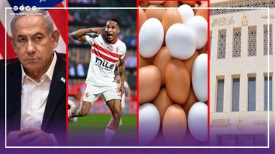 أخبار مصر: وظائف بوزارة البيئة، أسعار البيض لن تنخفض لهذه الأسباب، هدف الزمالك الثاني غير صحيح، نتنياهو يواصل تهديد إيران 